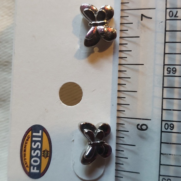 FOSSILS BUTTERFLY EARINGS - Picture 3 of 4